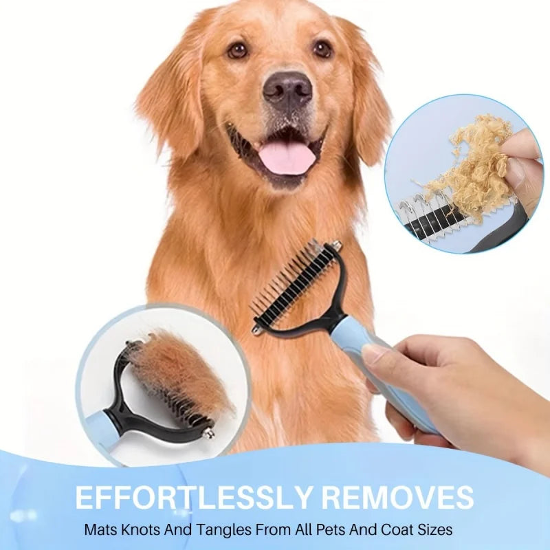 Professional Pet Deshedding Brush dog Hair Remover