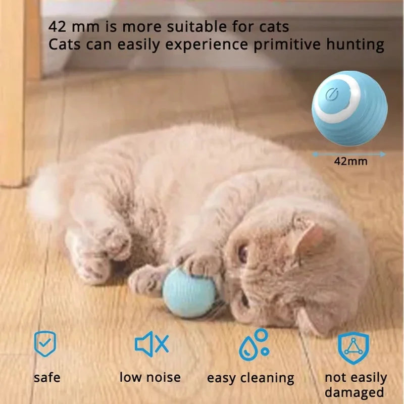 Interactive Cat Toy Ball Roll