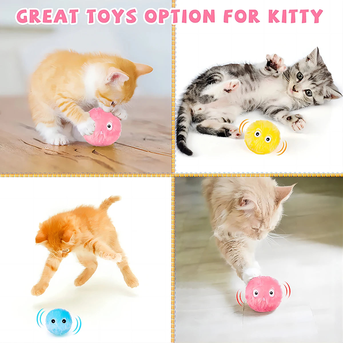 Cat Toys Smart Interactive Ball