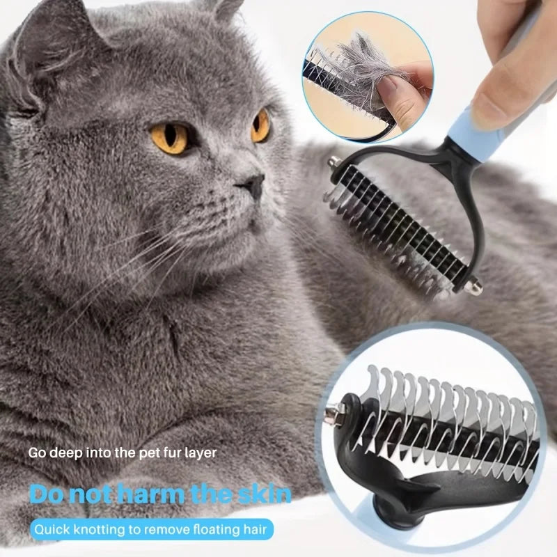 Professional Pet Deshedding Brush dog Hair Remover